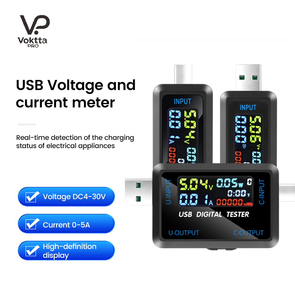 USB Tester 10 in 1 DC Digital  - Usb Ammeter Tester incelemesi ve fiyatı