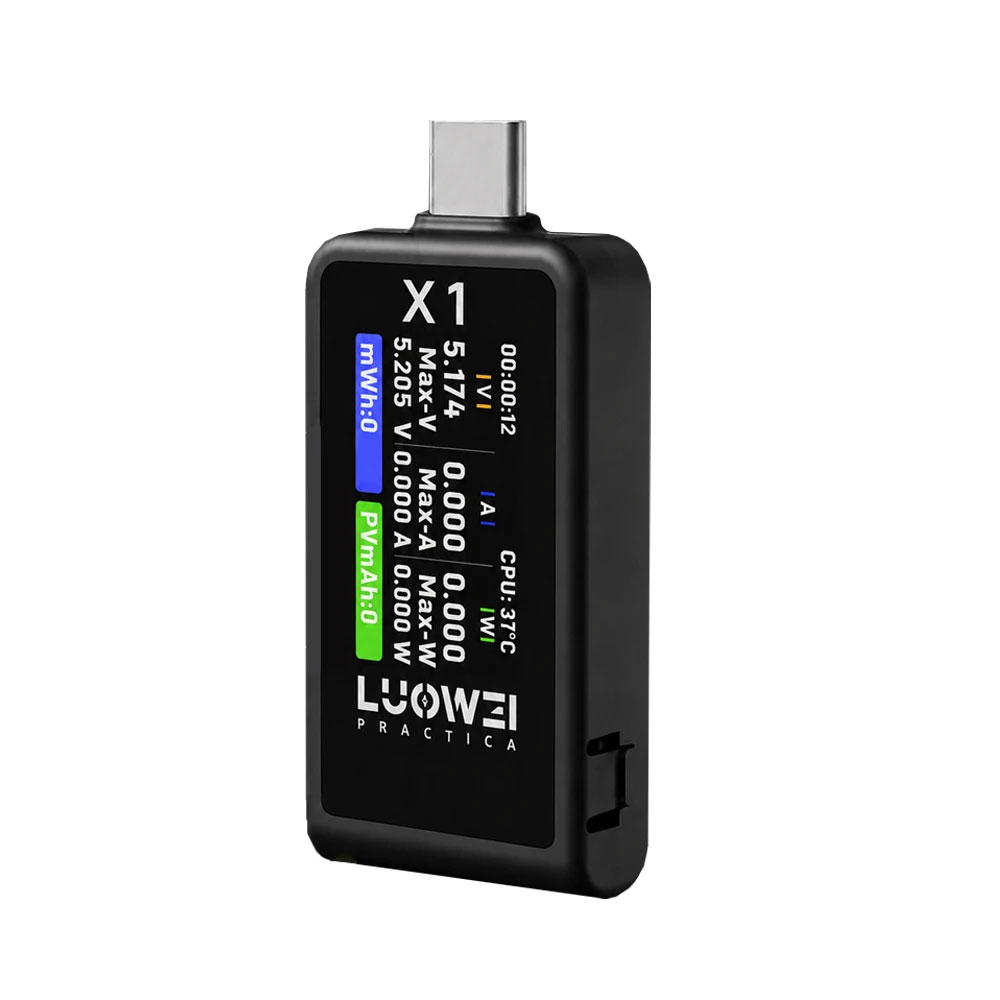 LUOWEI LW-X1 TYPE-CTester Volt - Usb Ammeter Tester incelemesi ve fiyatı