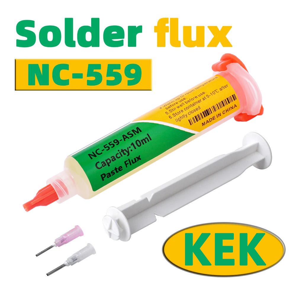 OriginalKEK NC 559 Flux Solder - Soldering Flux Liquid incelemesi ve fiyatı