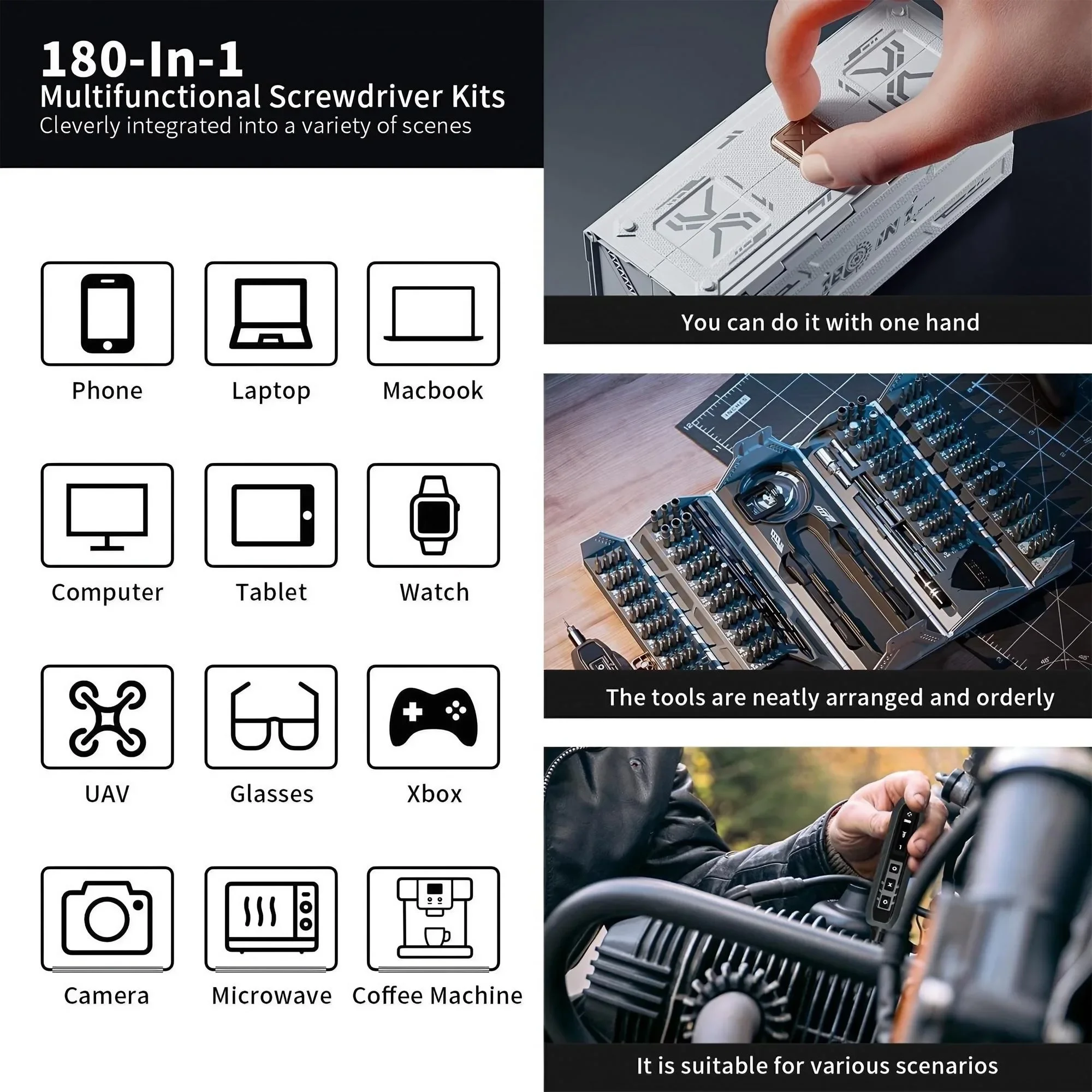 180-in-1 Precision Electric Sc - Electronics Repair Plus incelemesi ve fiyatı
