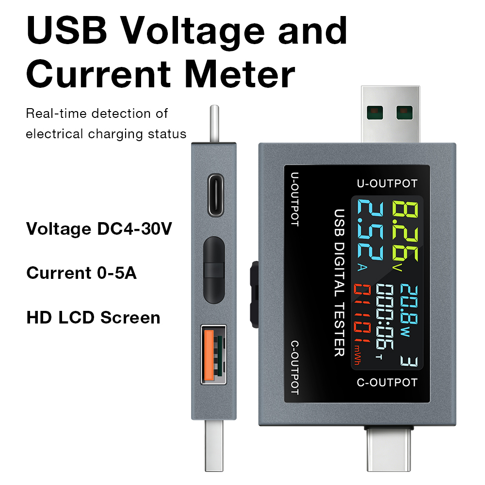 USB Type-C Charging Tester DC  - Usb Ammeter Tester incelemesi ve fiyatı