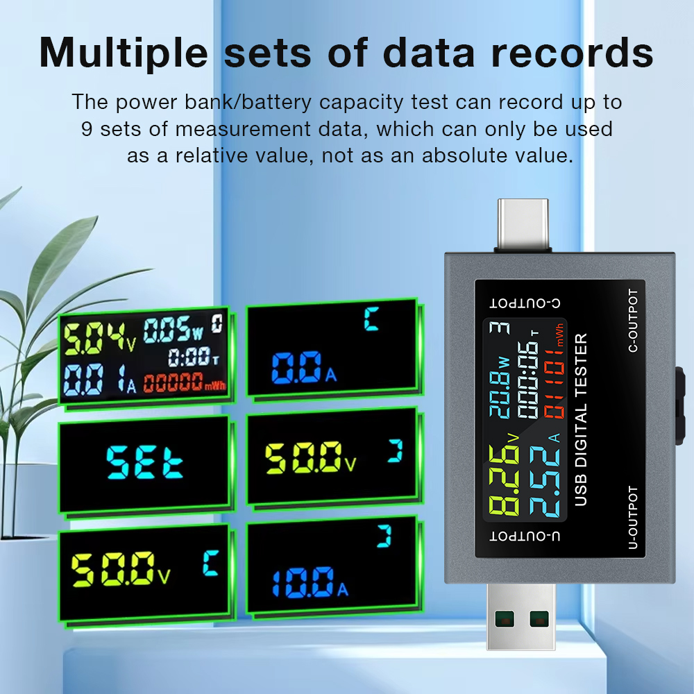 USB Type-C Charging Tester DC  - Usb Ammeter Tester incelemesi ve fiyatı