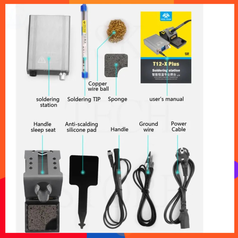 OSS T12-X PLUS Soldering Stati - Electronics Repair Plus incelemesi ve fiyatı