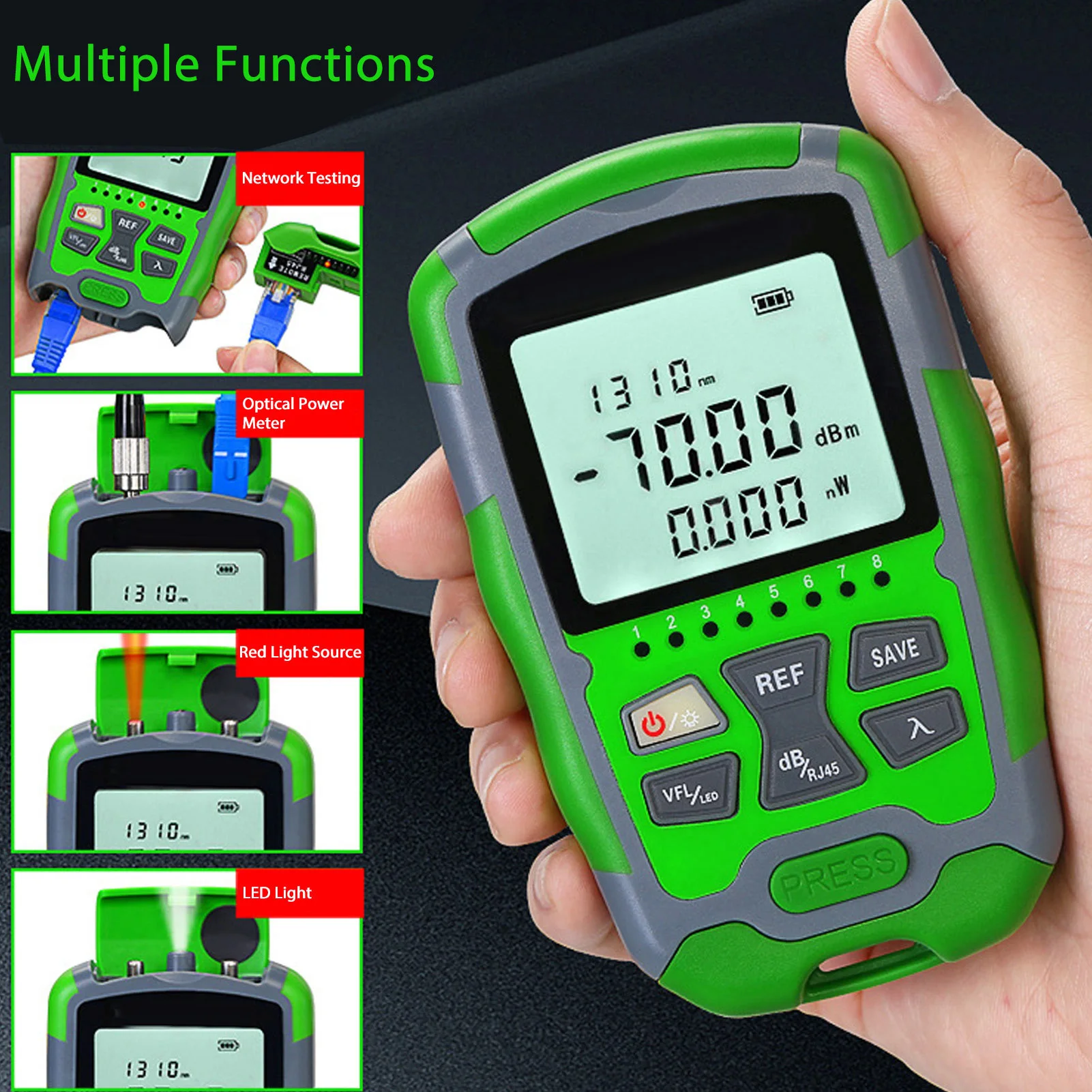 Red Light  Optic Cable Power T - Usb Ammeter Tester incelemesi ve fiyatı