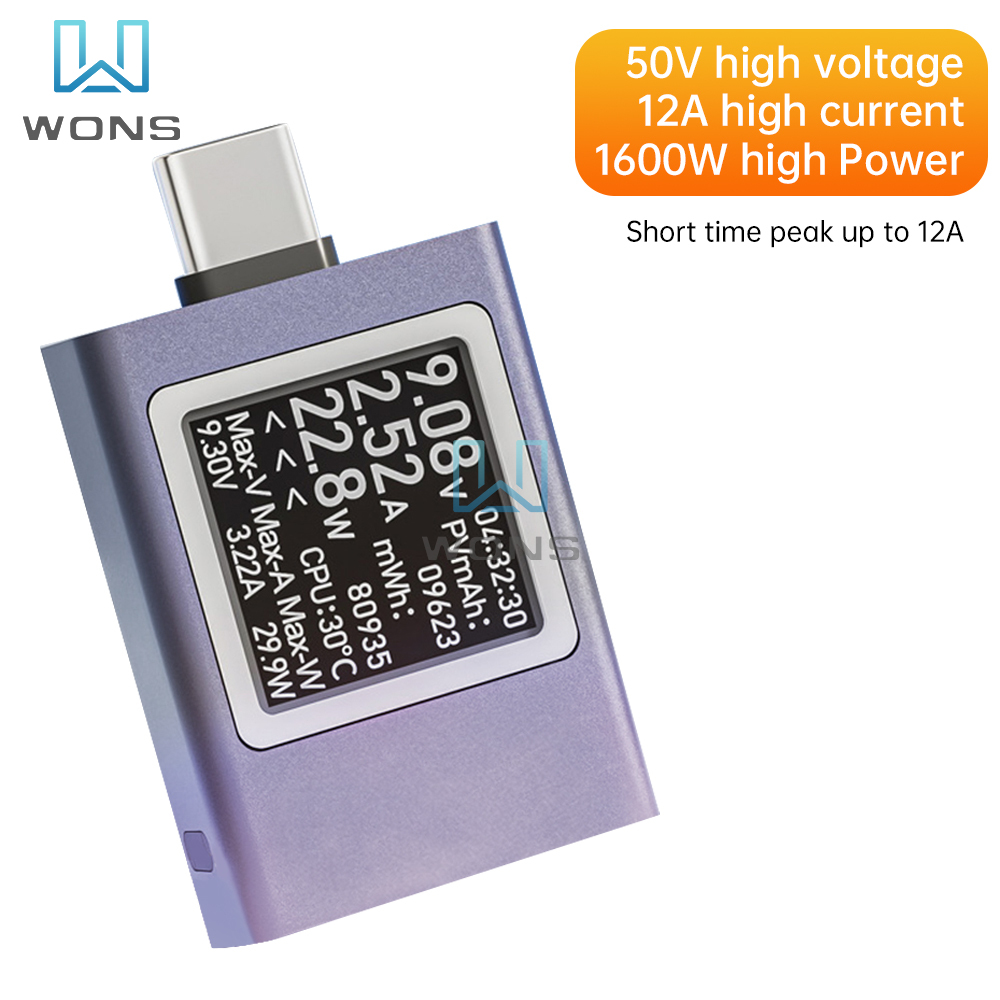 DC 4.5-50V 0-12A Multi-functio - Usb Ammeter Tester incelemesi ve fiyatı