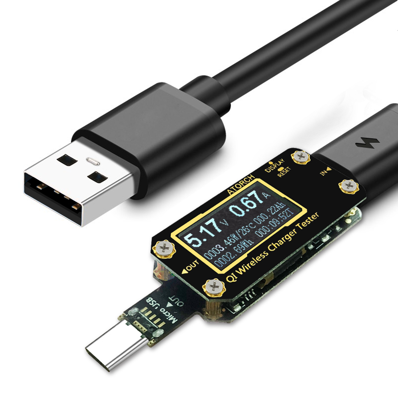 QI Wireless Charger 7 in 1 USB - Usb Ammeter Tester incelemesi ve fiyatı