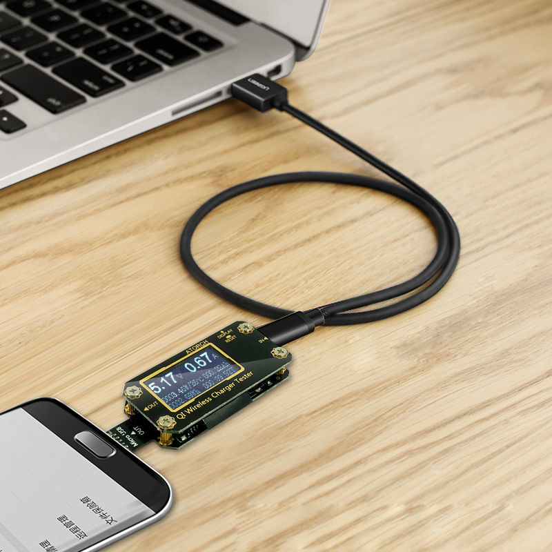 QI Wireless Charger 7 in 1 USB - Usb Ammeter Tester incelemesi ve fiyatı