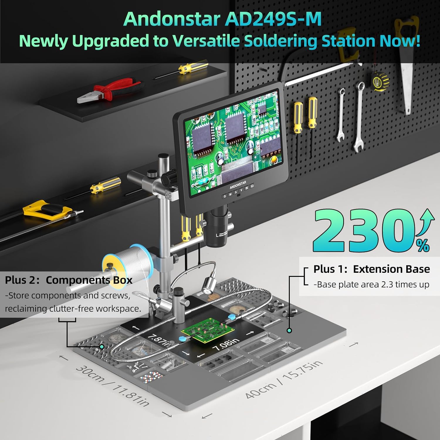 Andonstar AD249SM Plus 10.1''  - Electronics Repair Plus incelemesi ve fiyatı