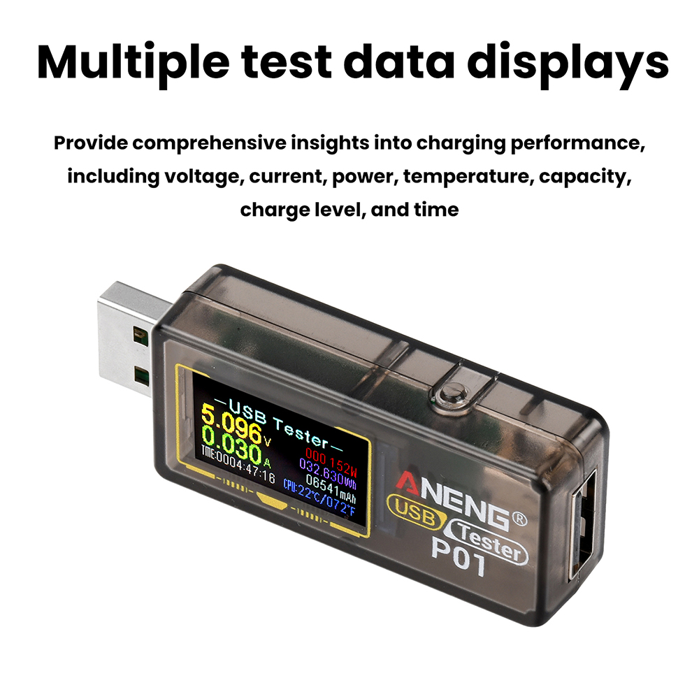 P01 Digital USB Tester Display - Usb Ammeter Tester incelemesi ve fiyatı