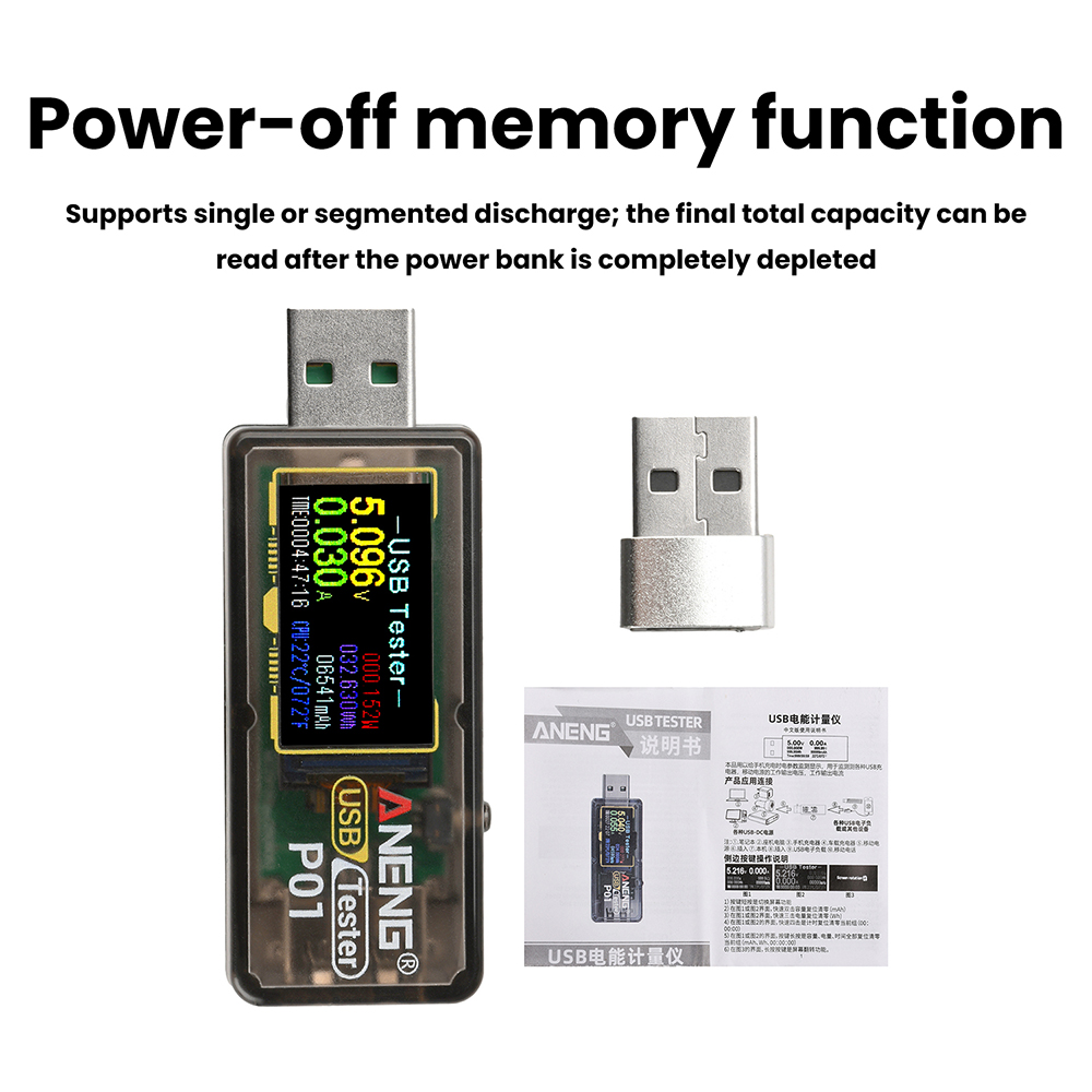 P01 Digital USB Tester Display - Usb Ammeter Tester incelemesi ve fiyatı