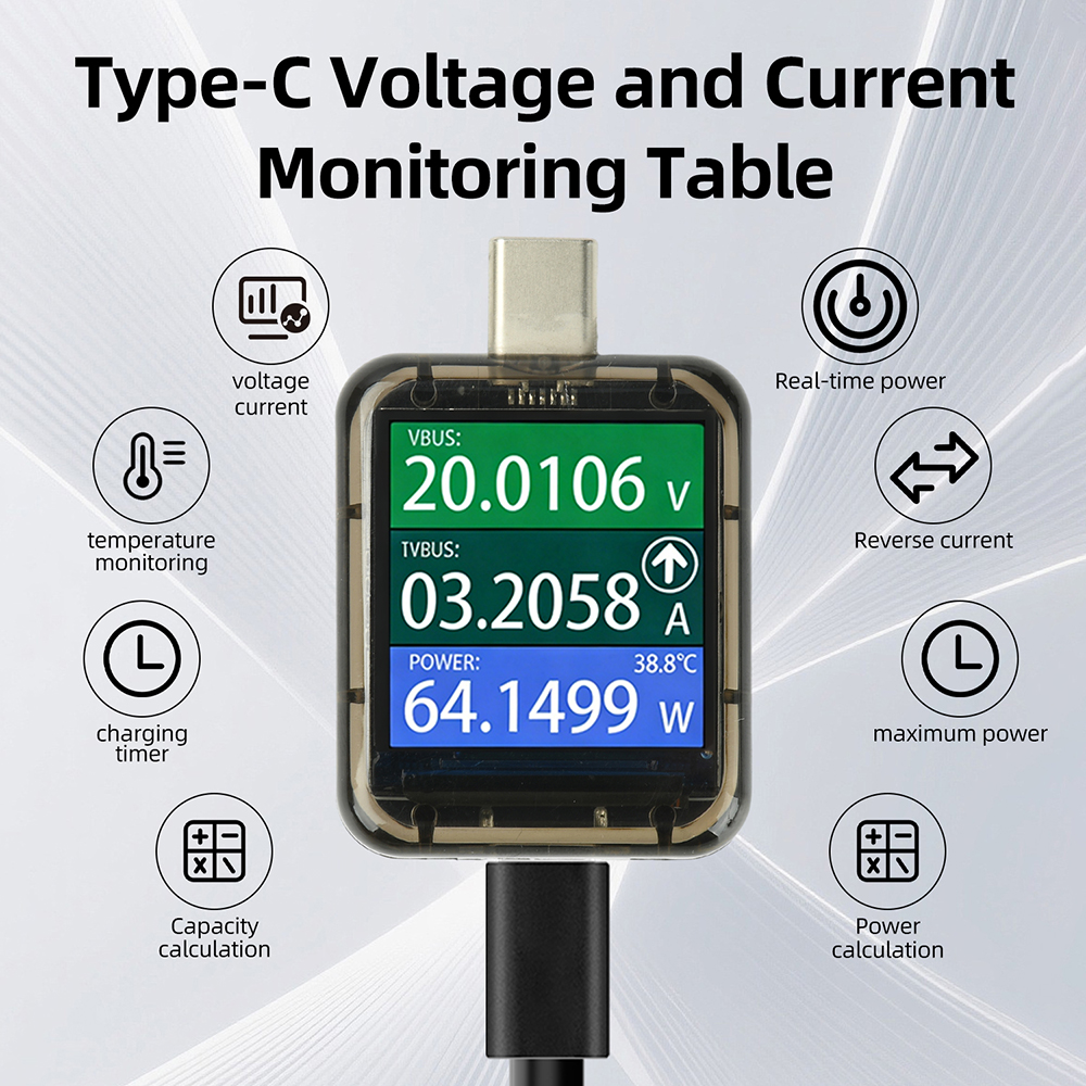 Type-C Multifunctional Tester  - Usb Ammeter Tester incelemesi ve fiyatı