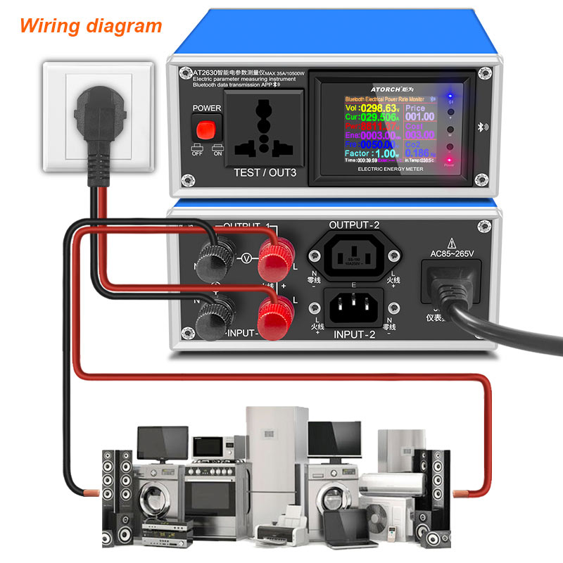 AT2630 AC Ammeter Voltmeter Di - Usb Ammeter Tester incelemesi ve fiyatı