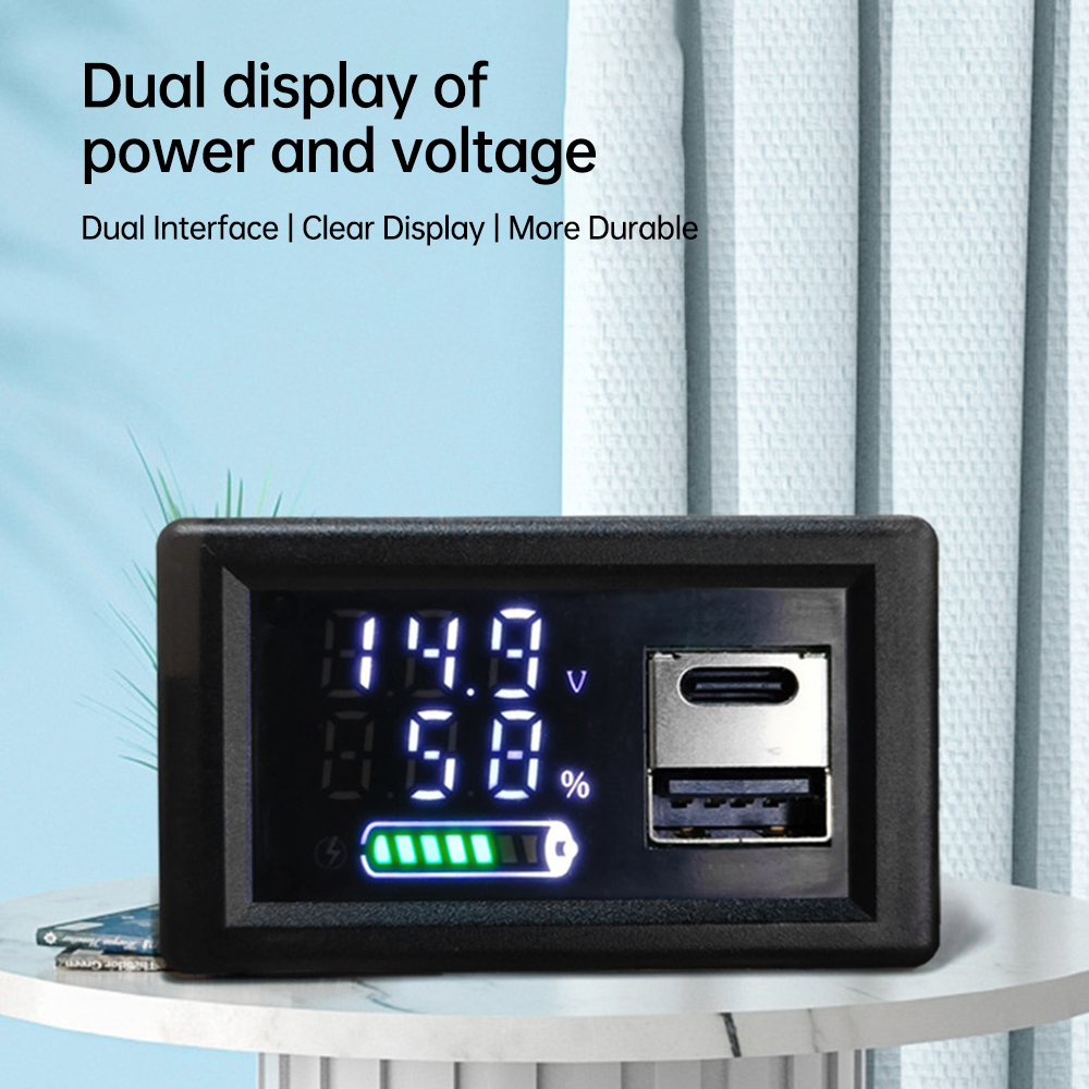 USB+Type-C/Dual USB 9V 12V 24V - Usb Ammeter Tester incelemesi ve fiyatı