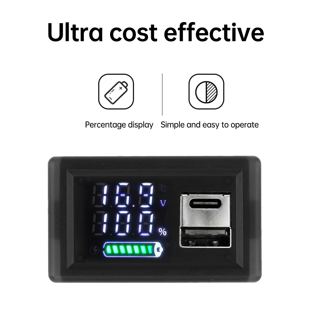 USB+Type-C/Dual USB 9V 12V 24V - Usb Ammeter Tester incelemesi ve fiyatı