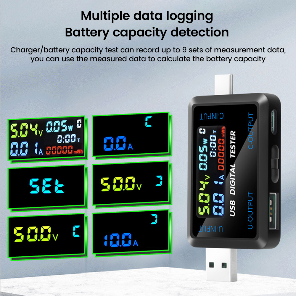 USB Type-C Multi-function Digi - Usb Ammeter Tester incelemesi ve fiyatı